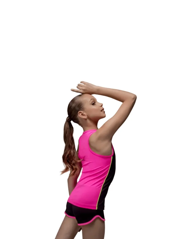 رياضة واحدة توب رياضي بظهر متقاطع